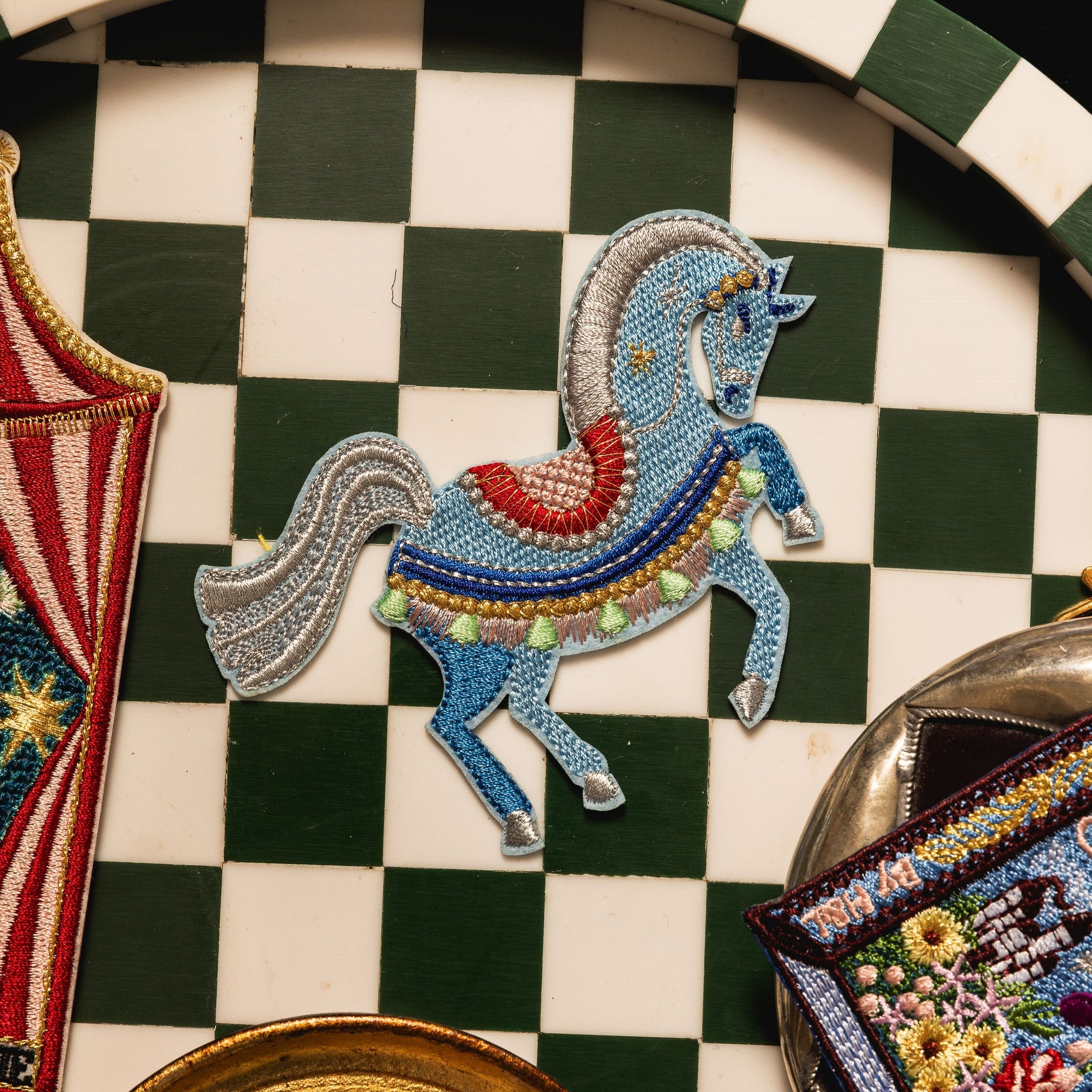 Fairy Tale Collection - Embroidered Horse Patch 