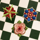 Fairy Tale Collection - Embroidered Medieval Floral Trio Patches 