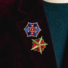 Fairy Tale Collection - Embroidered Medieval Floral Trio Patches 