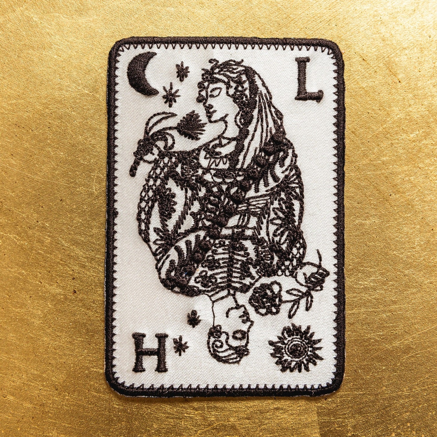 Fairy Tale Collection - Embroidered Playing Card Patch 
