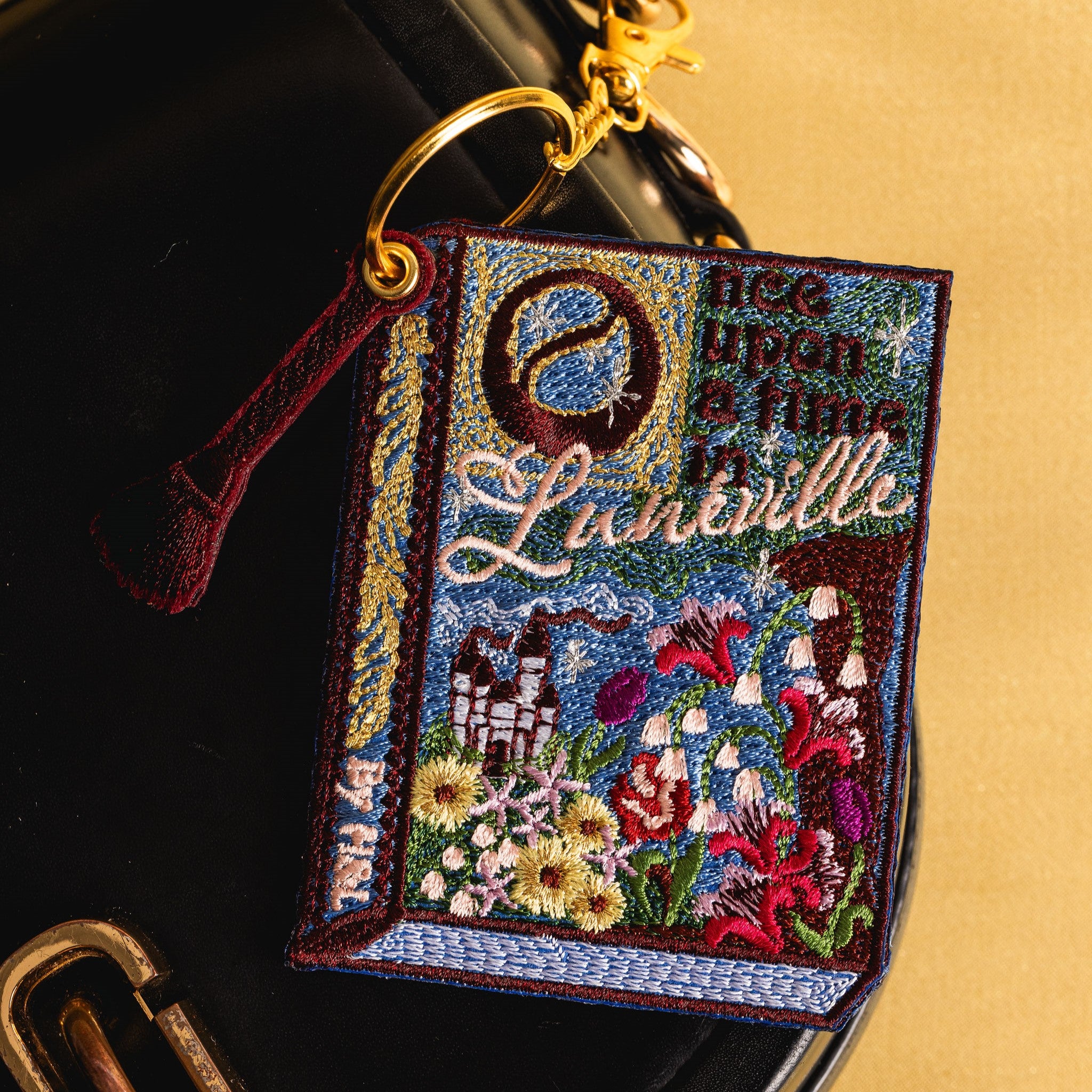 Fairy Tale Collection - Story Book Embroidered Bag Charm 