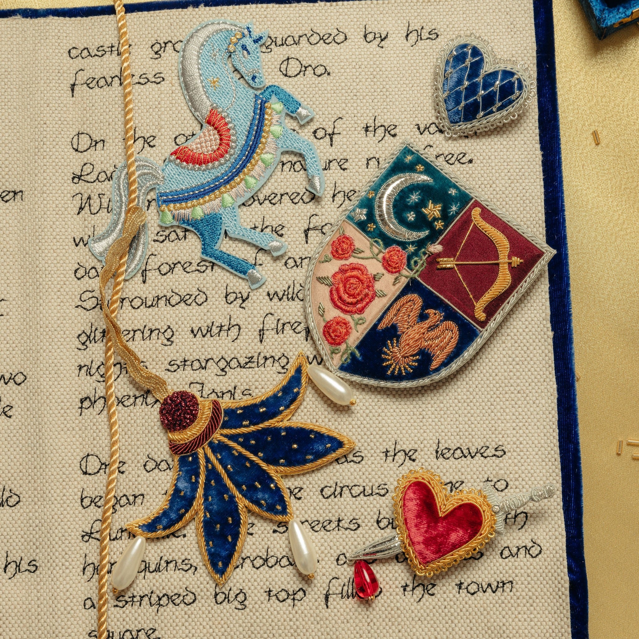 Fairytale Collection - Hand Embroidered Accessories