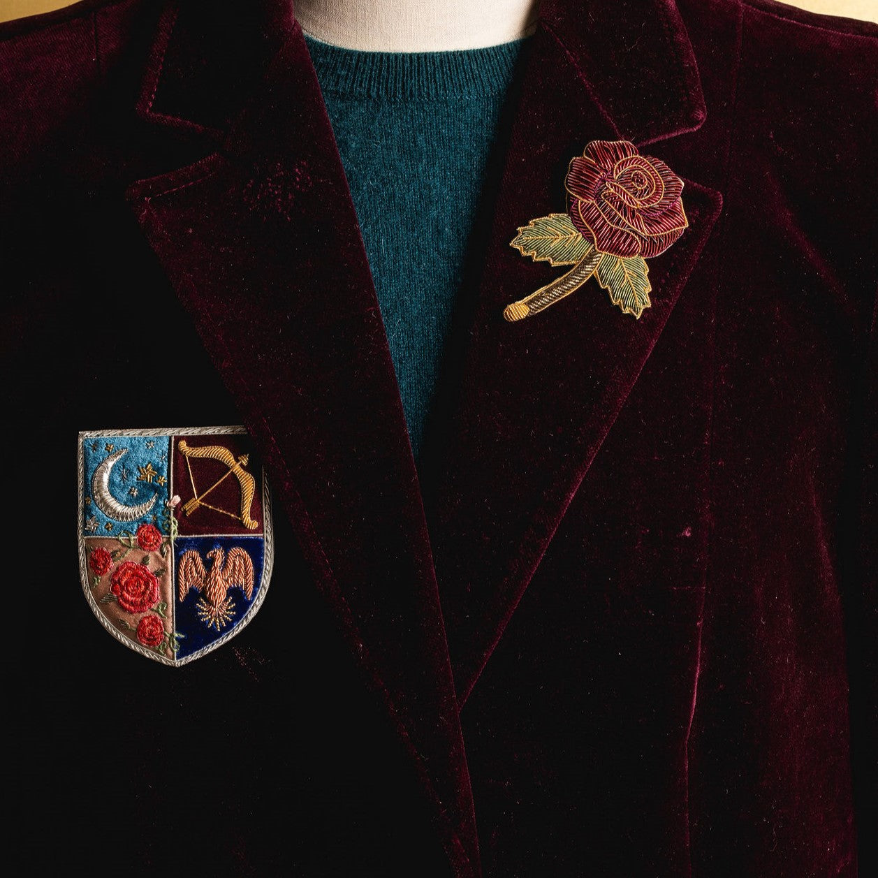 Fairytale Collection - Hand Embroidered Brooches