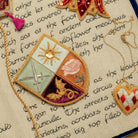 Fairytale Collection - Hand Embroidered Sir Hand Shield Brooch