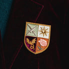 Fairytale Collection - Hand Embroidered Sir Hand Shield Brooch