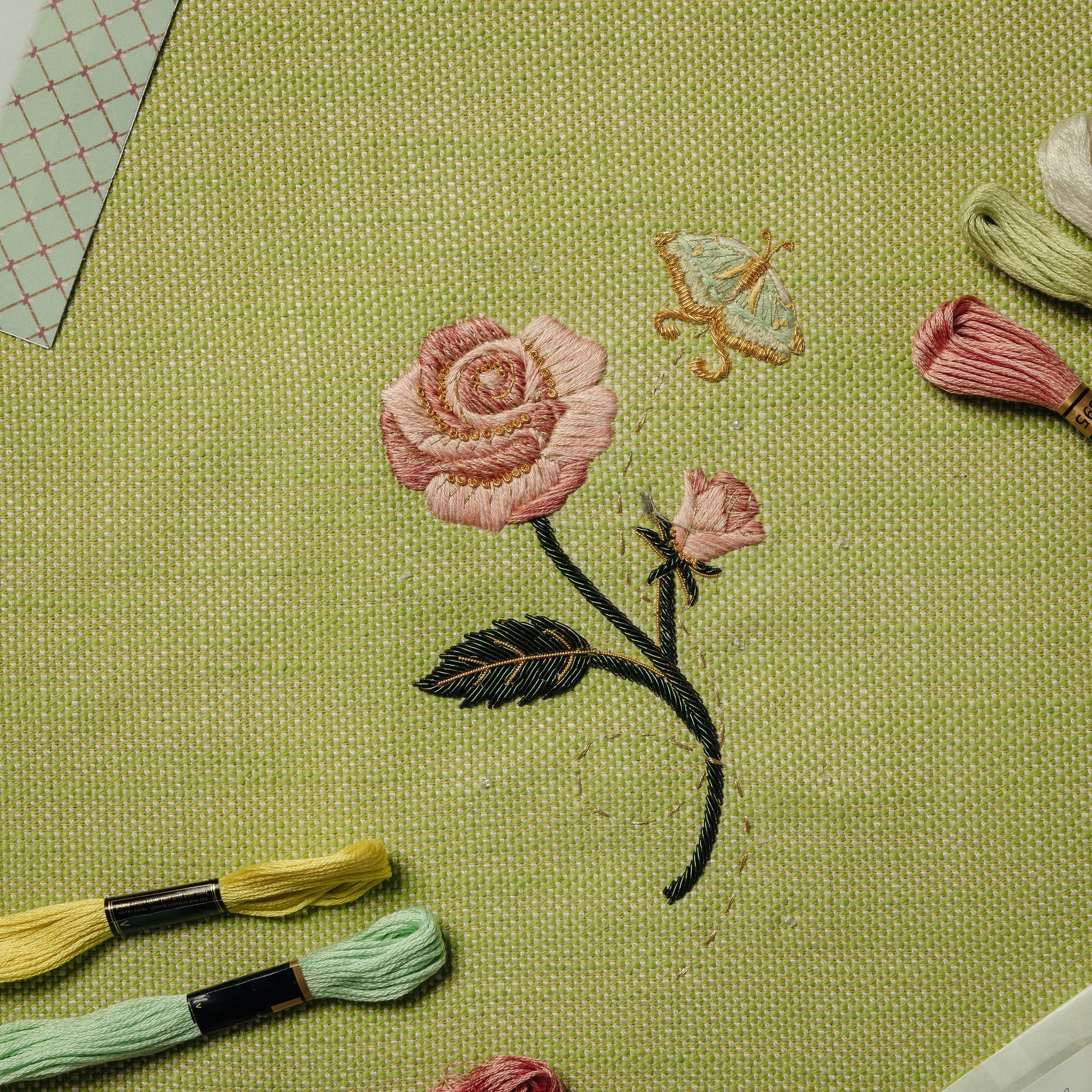 Fairytale Collection - Sir Hand Rose Embroidery Kit