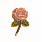 Fairytale Collection - Hand Embroidered Sir Hand Rose Brooch
