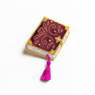 Fairytale Collection - Hand Embroidered Burgundy Opus Brooch