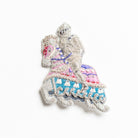 Fairytale Collection - Hand Embroidered Goldwork Knight Brooch