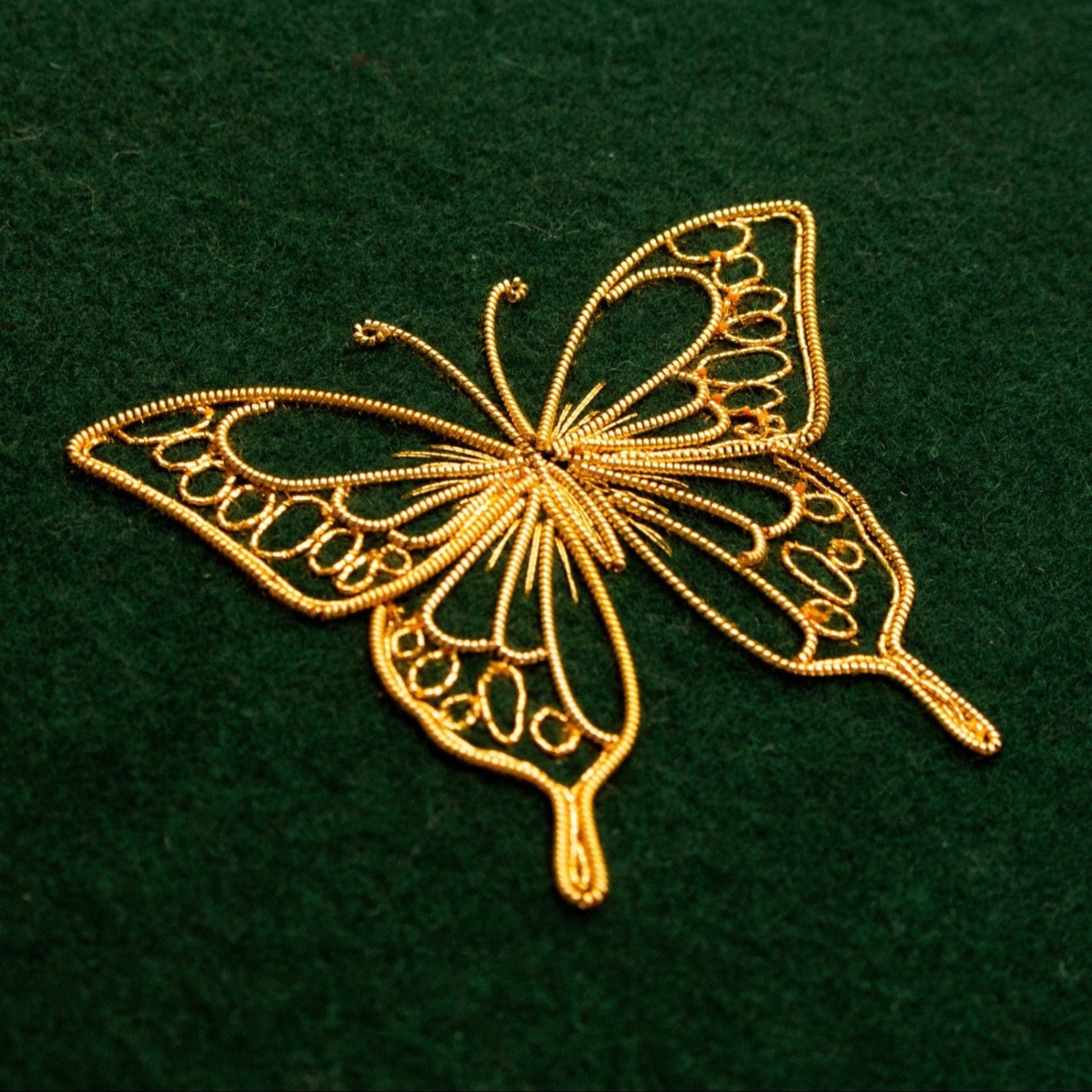 Hand & Lock School: Goldwork Butterfly Hand Embroidery Taster Course