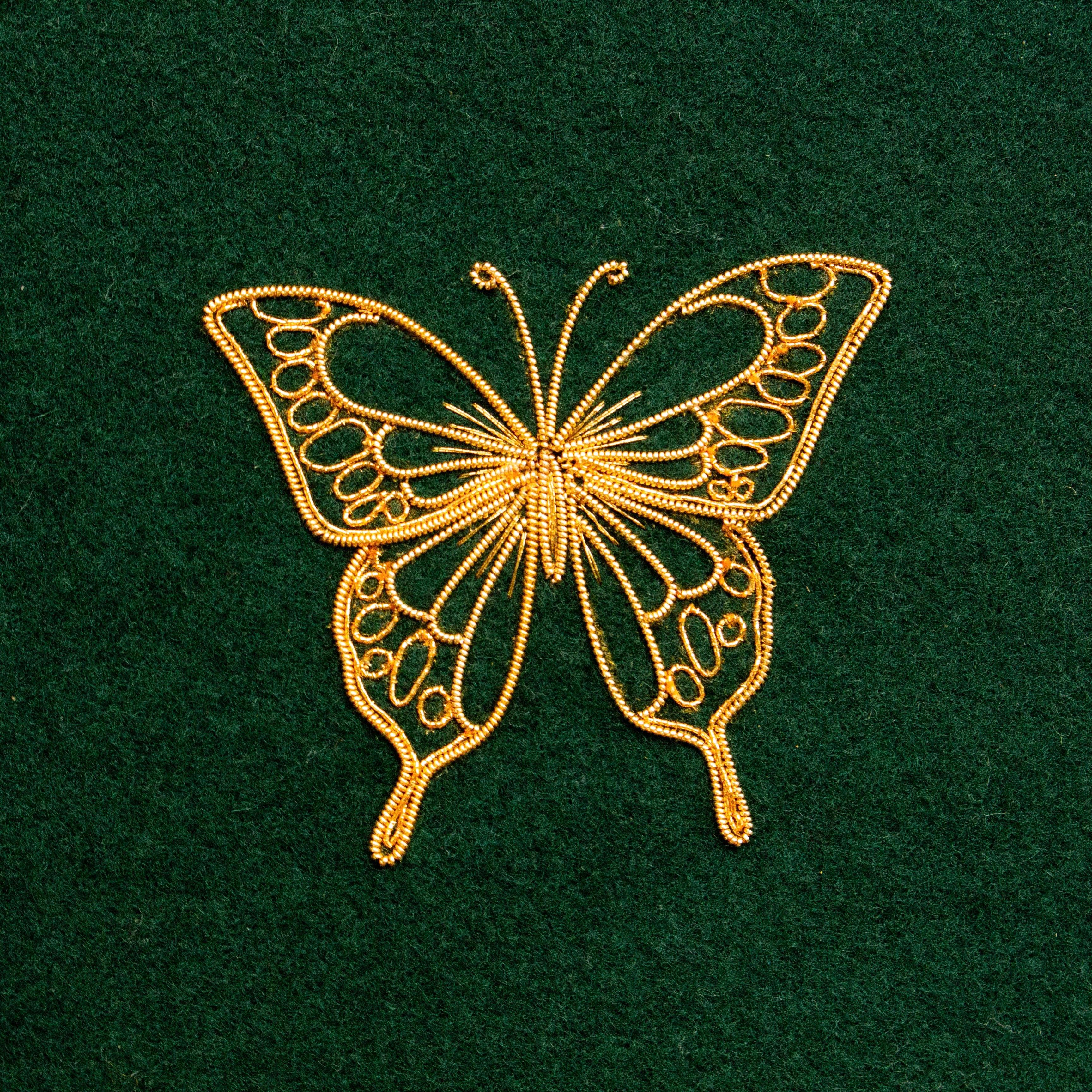 Hand & Lock School: Goldwork Butterfly Hand Embroidery Taster Course