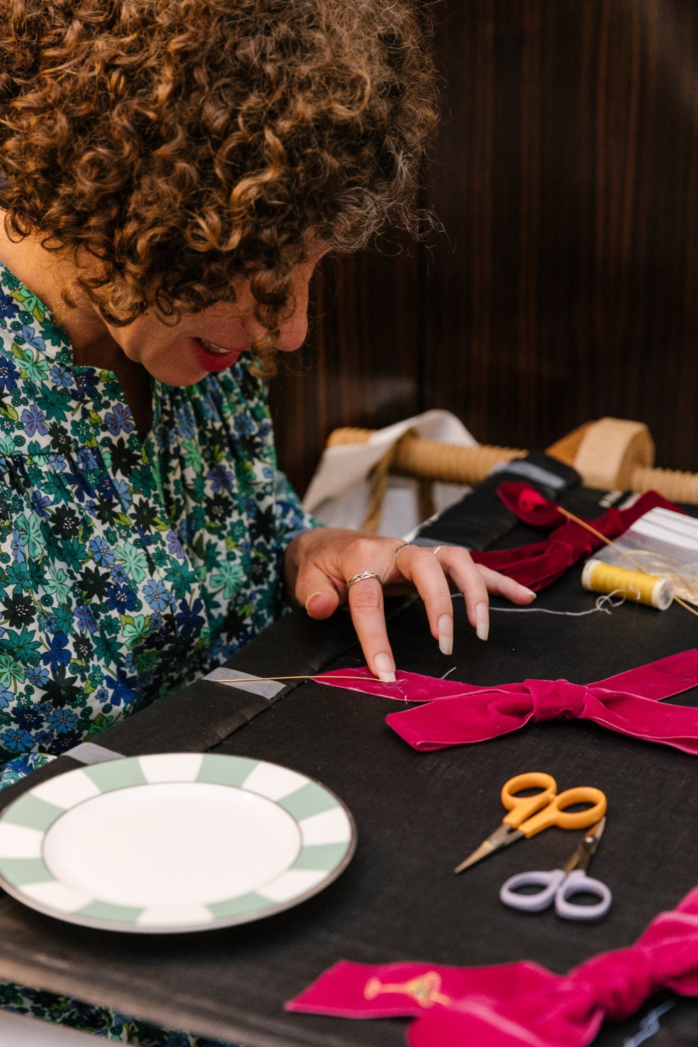 Fiona Leahy X Claridges -
Hand Embroidery Event