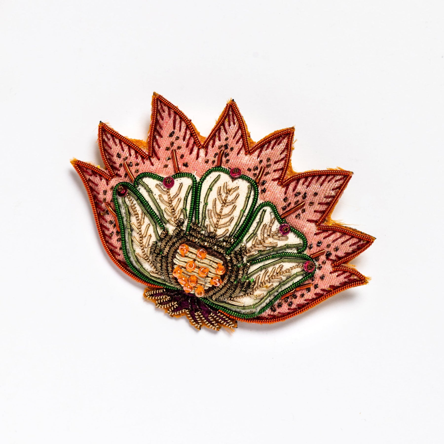 Floral Anthology Collection - Benaras Rose Brooch