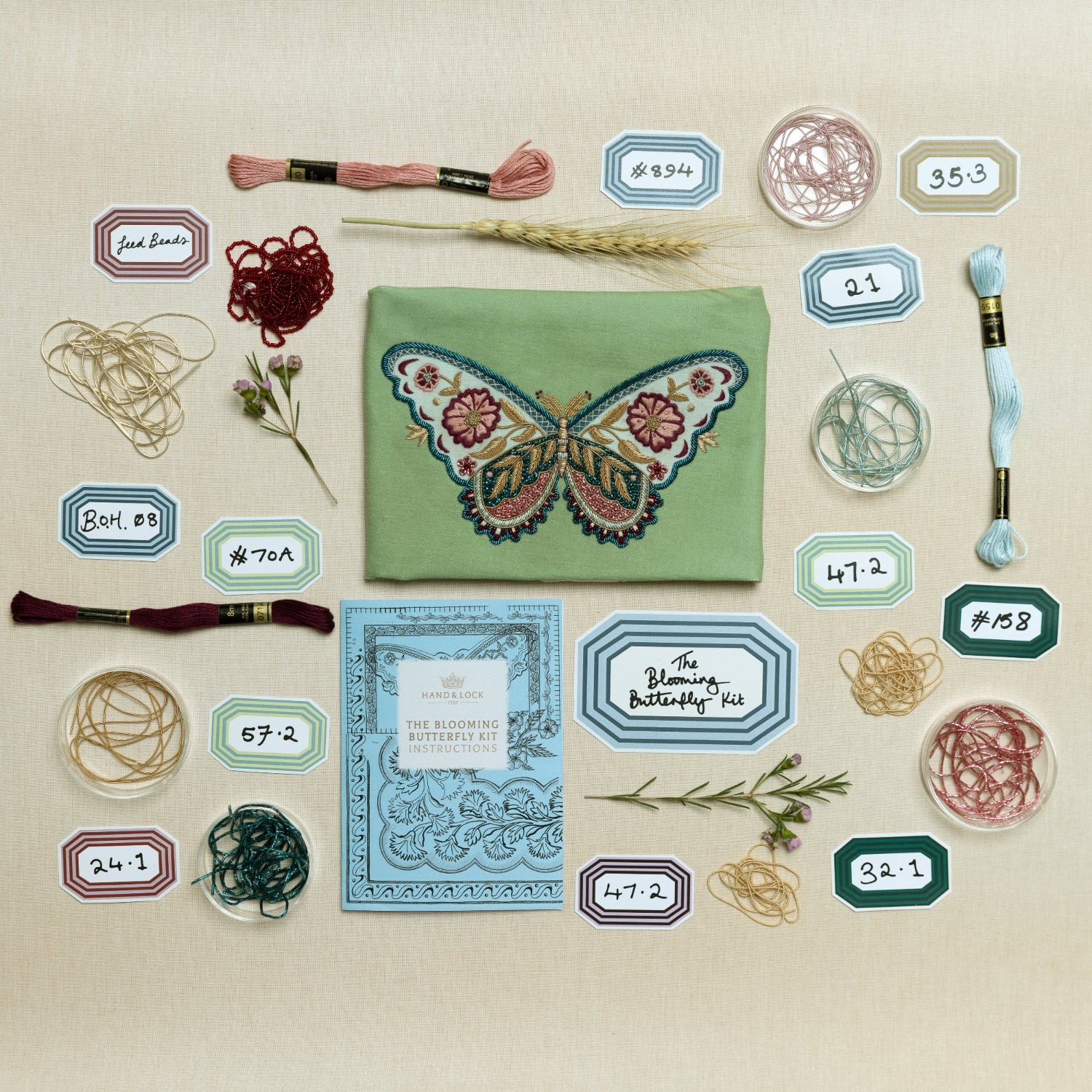 Floral Anthology Collection - Butterfly Embroidery Kit