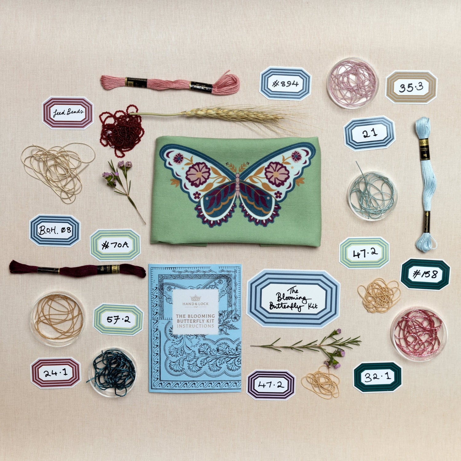 Floral Anthology Collection - Butterfly Embroidery Kit