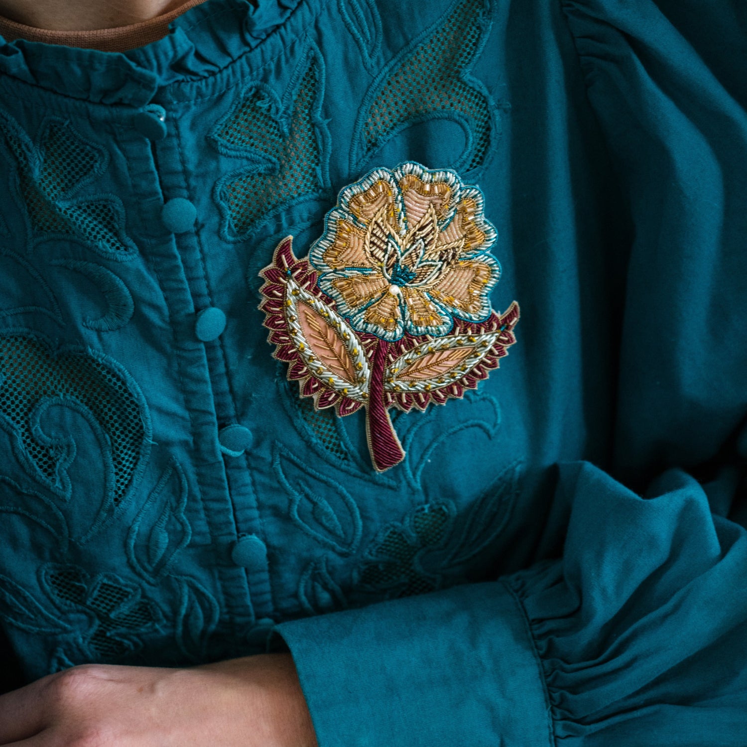 Floral Anthology Collection - Empress Dahlia Brooch