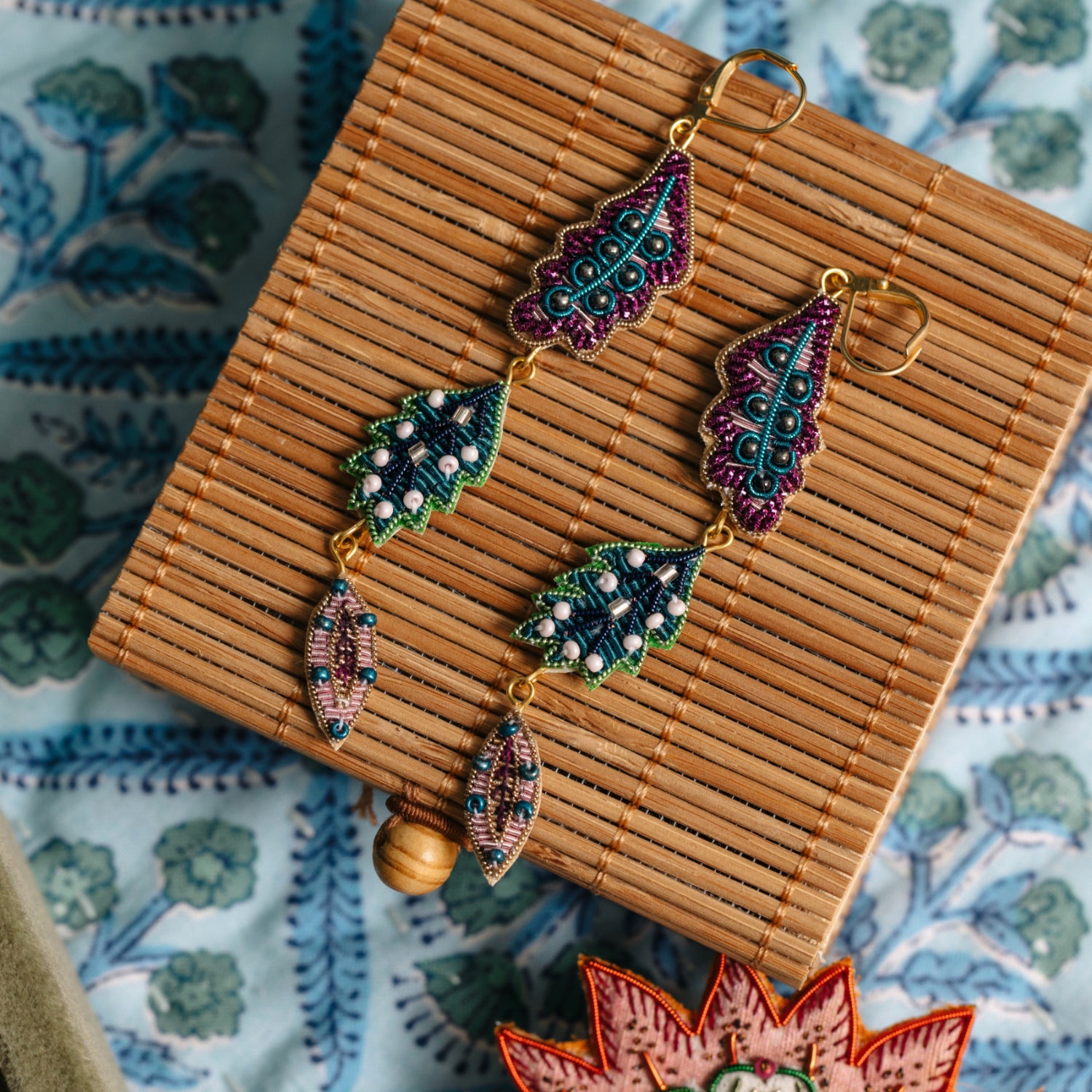 Floral Anthology Collection - Falling Leaves Earrings