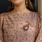 Floral Anthology Collection - Hand Embroidered Goldwork Brooches