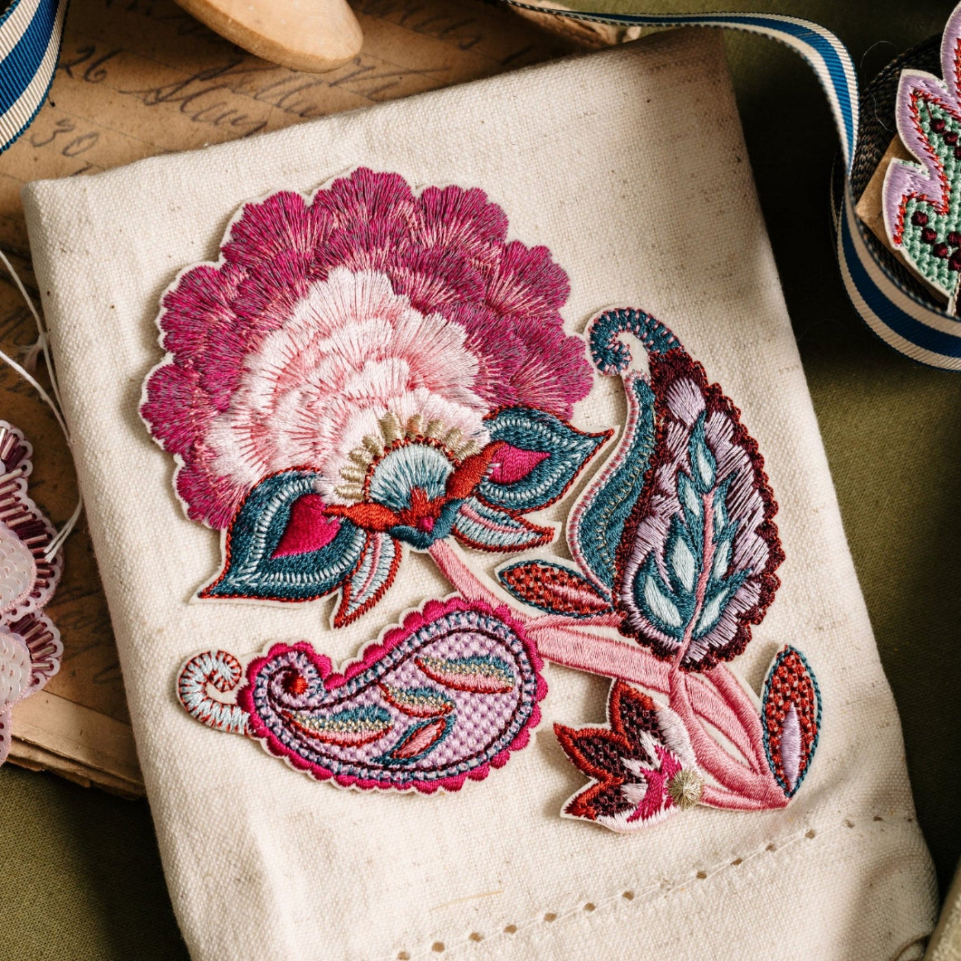 Floral Anthology Collection - Kalamkari Peony Patch