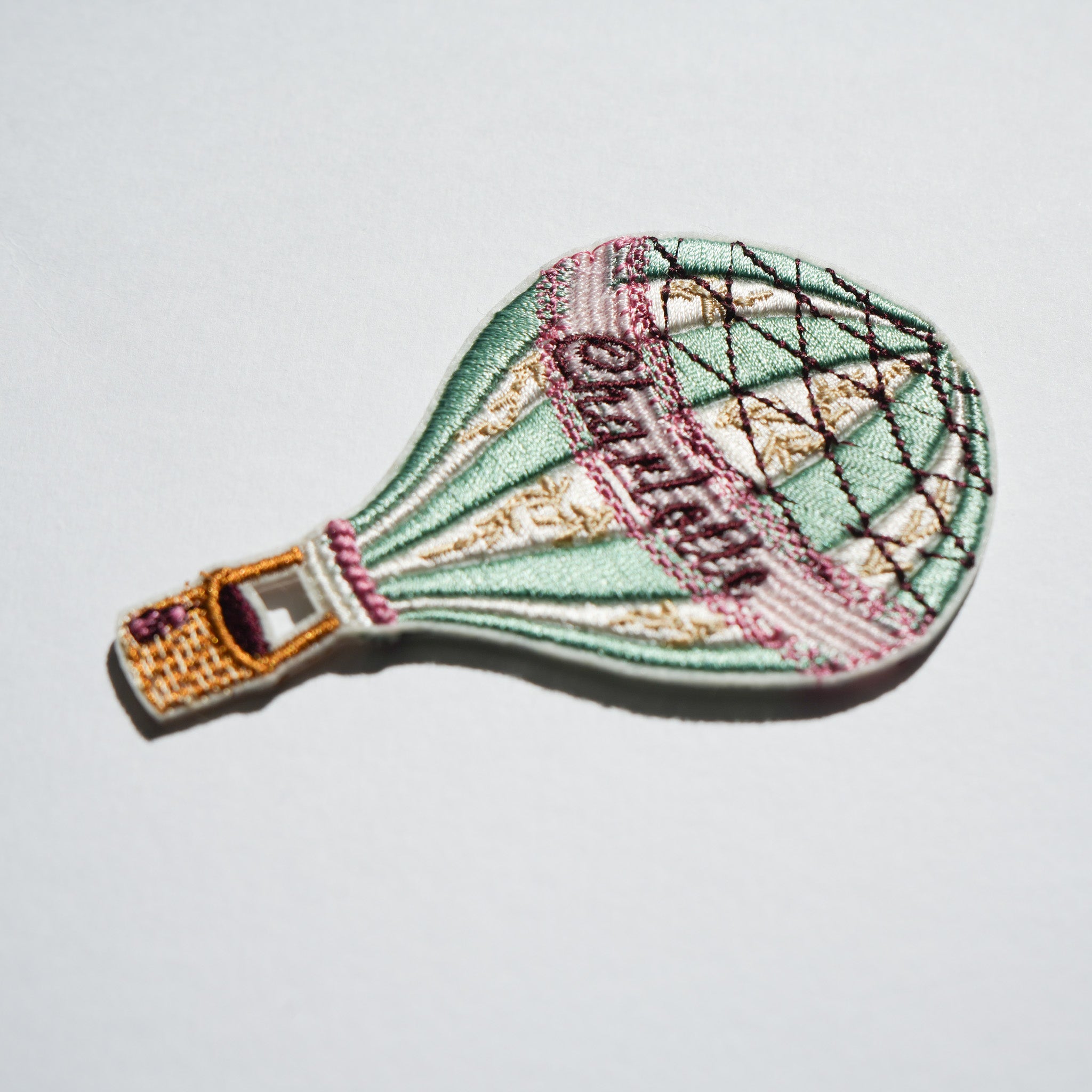 Floral Anthology Collection - Machine Embroidered Hot Air Balloon Patch
