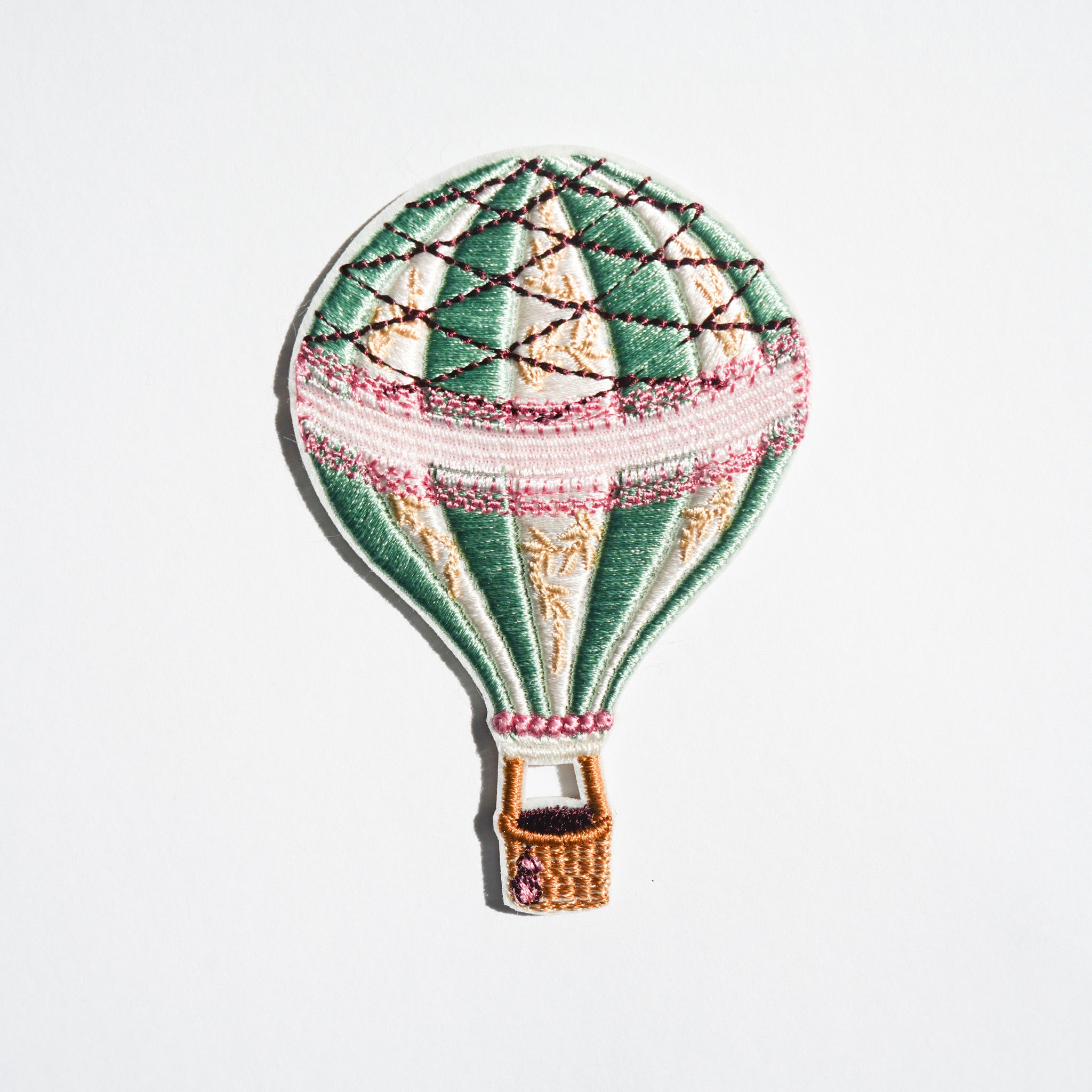Floral Anthology Collection - Machine Embroidered Hot Air Balloon Patch
