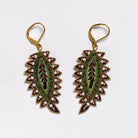 Floral Anthology Collection - Ornamental Leaf Earrings
