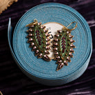 Floral Anthology Collection - Ornamental Leaf Earrings
