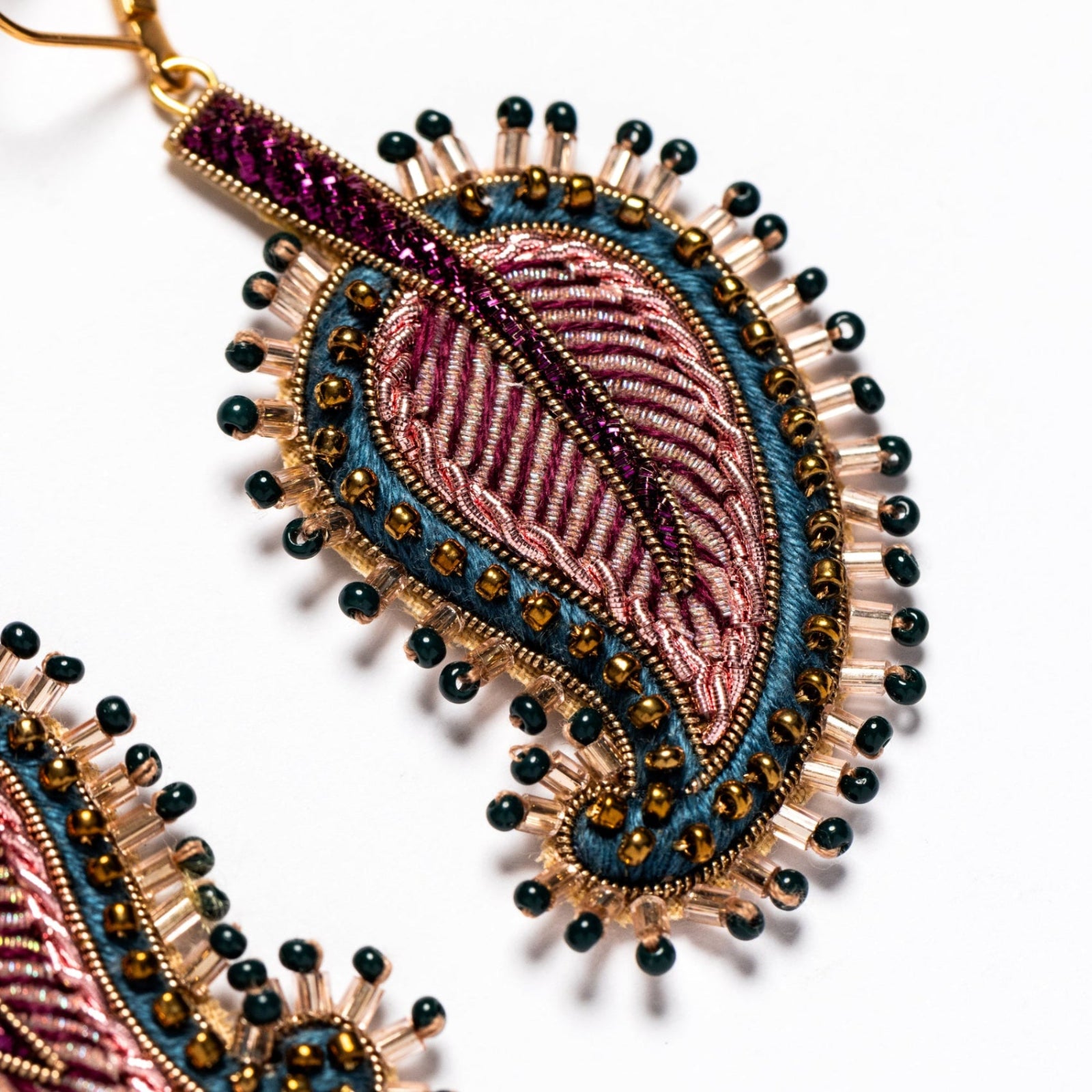 Floral Anthology Collection - Paisley Leaf Earrings