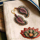 Floral Anthology Collection - Paisley Leaf Earrings