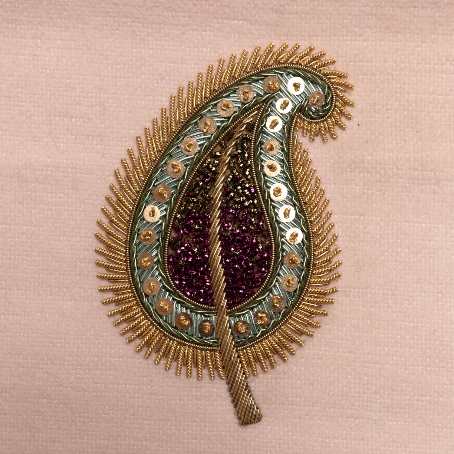 Floral Anthology Collection - Paisley Leaf Embroidery Kit