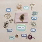 Floral Anthology Collection - Paisley Leaf Embroidery Kit