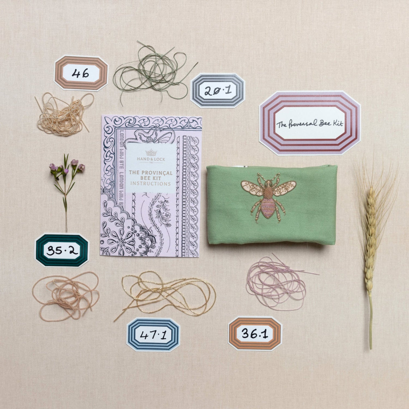 Floral Anthology Collection - Provencal Bee Embroidery Kit