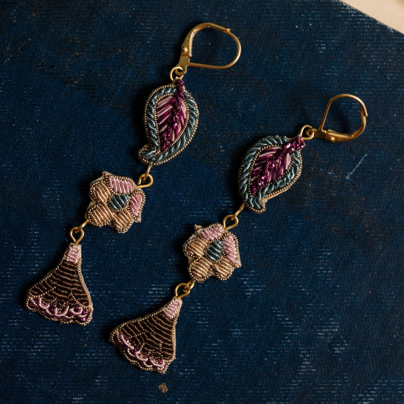 Floral Anthology Collection - Provencal Petals Earrings
