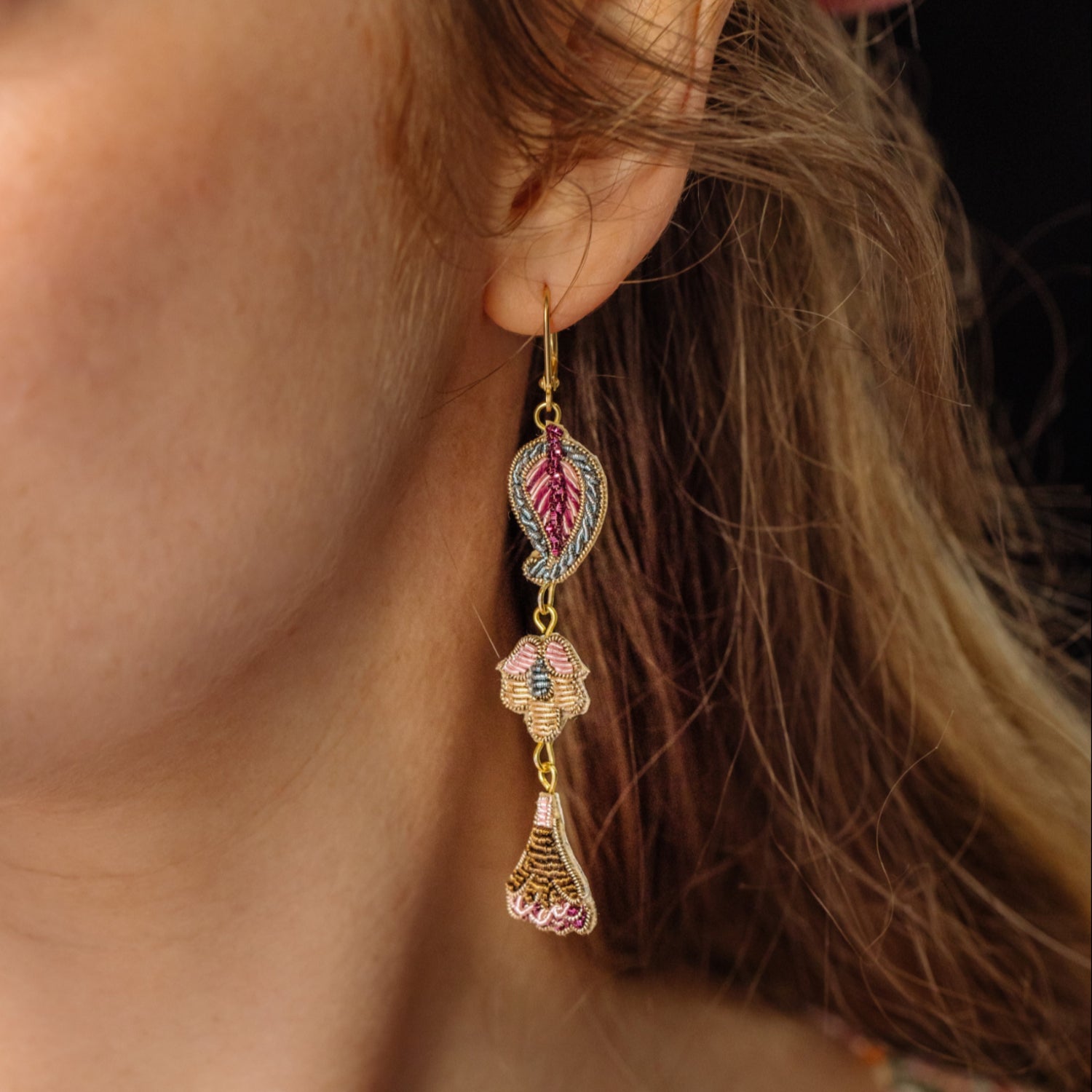 Floral Anthology Collection - Provencal Petals Earrings