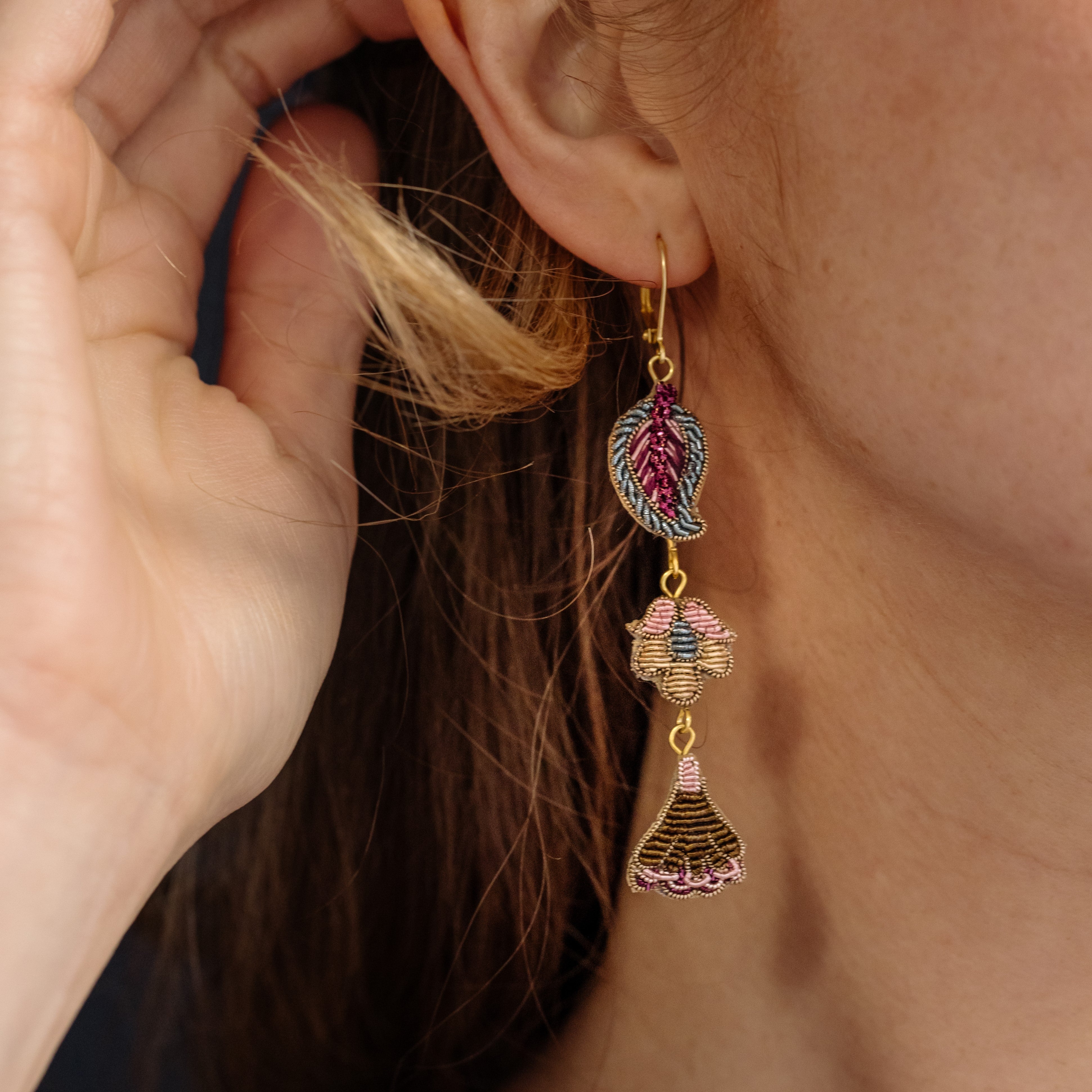 Floral Anthology Collection - Provencal Petals Earrings