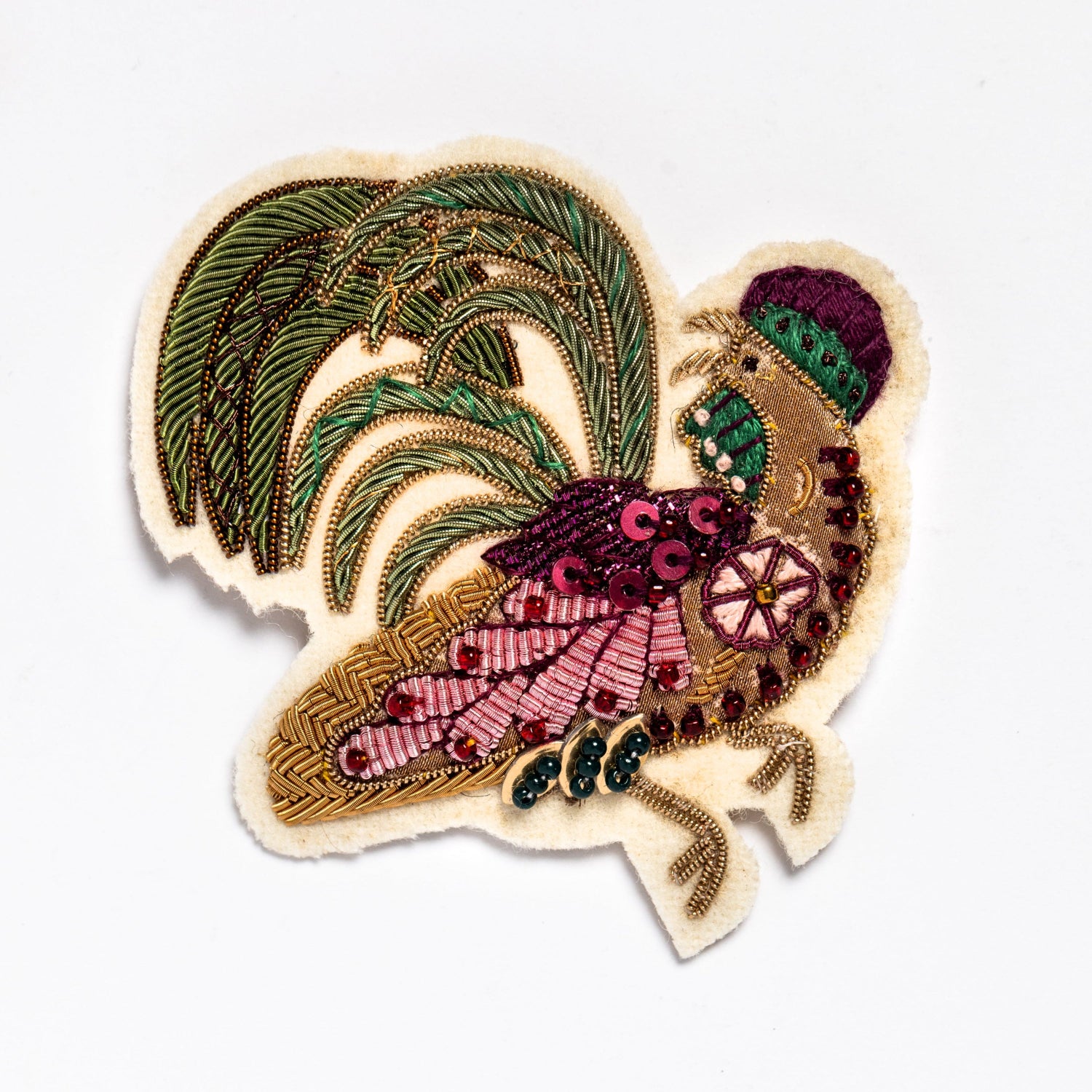 Floral Anthology Collection - The Cockerel Brooch 