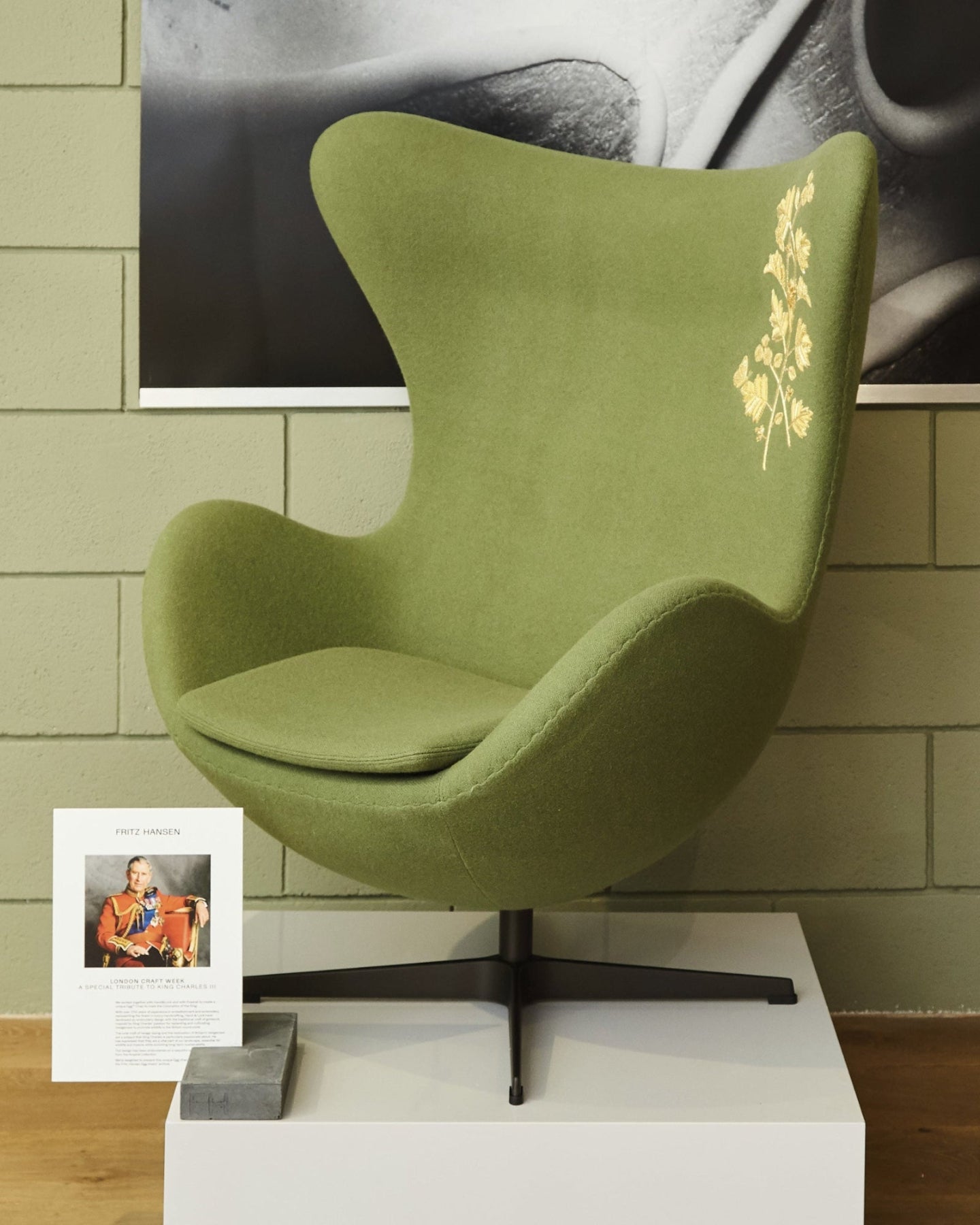 Fritz Hansen Bespoke Goldwork Hand Embroidery