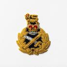 Generals Beret Badge - Black / Queens Crown