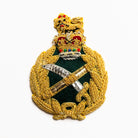 Generals Beret Badge - Green / Queens Crown