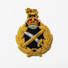 Generals Cap Badge - Black / Kings Crown