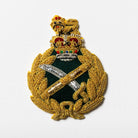 Generals Cap Badge - Green / Queens Crown
