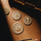 Gold Coins Embroidered Patch Set 