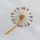 Goldwork Embroidery Taster Course - Ditsy Dandelion