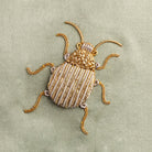 Goldwork Embroidery Taster Course - Golden Beetle