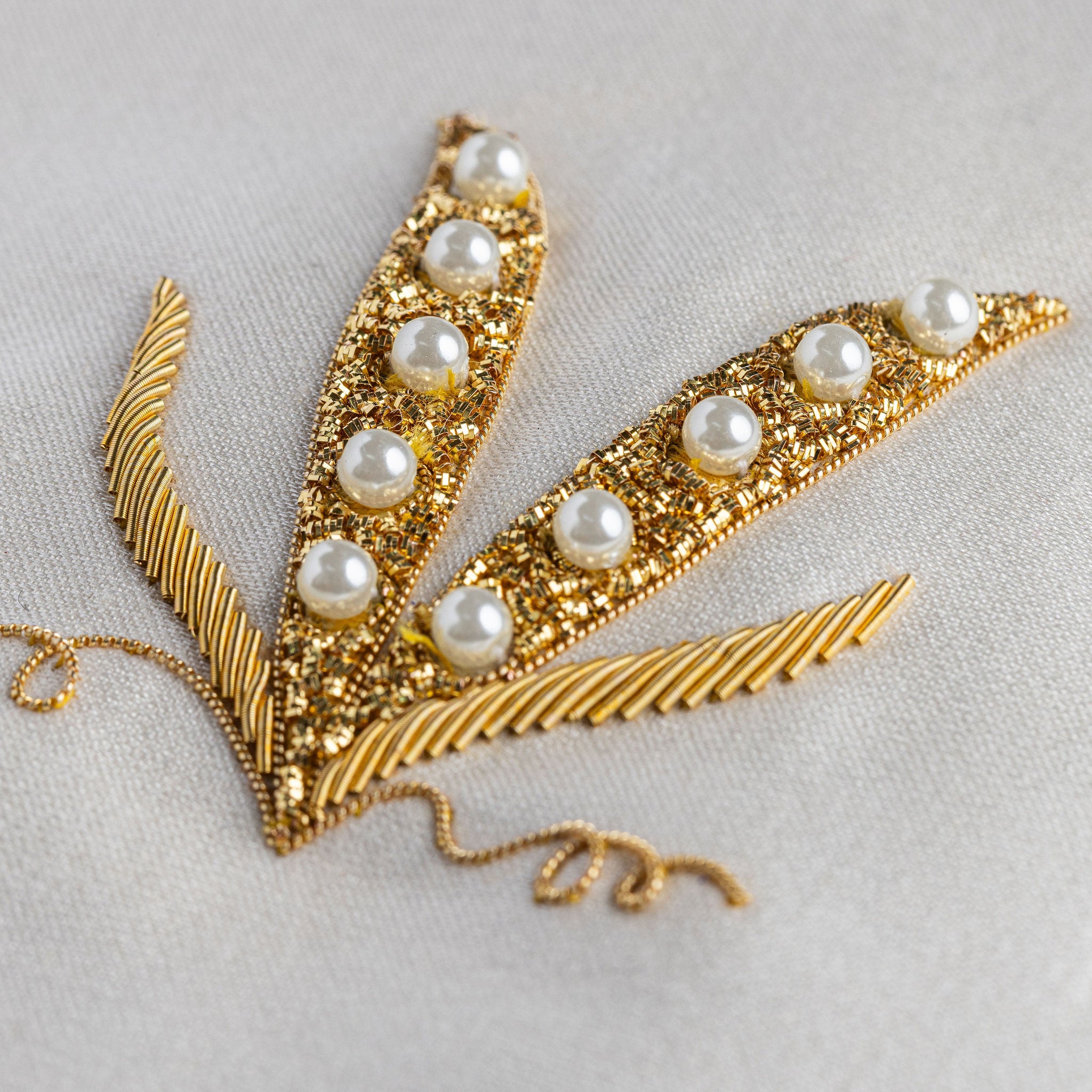 Goldwork Embroidery Taster Course - Peas in a Pod