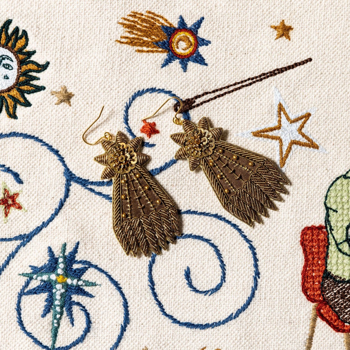 Halley's Comet Earrings - The Bayeux Tapestry Collection 