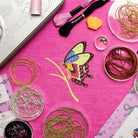 Hanae Mori Goldwork Embroidery Kit - Digital Print with materials