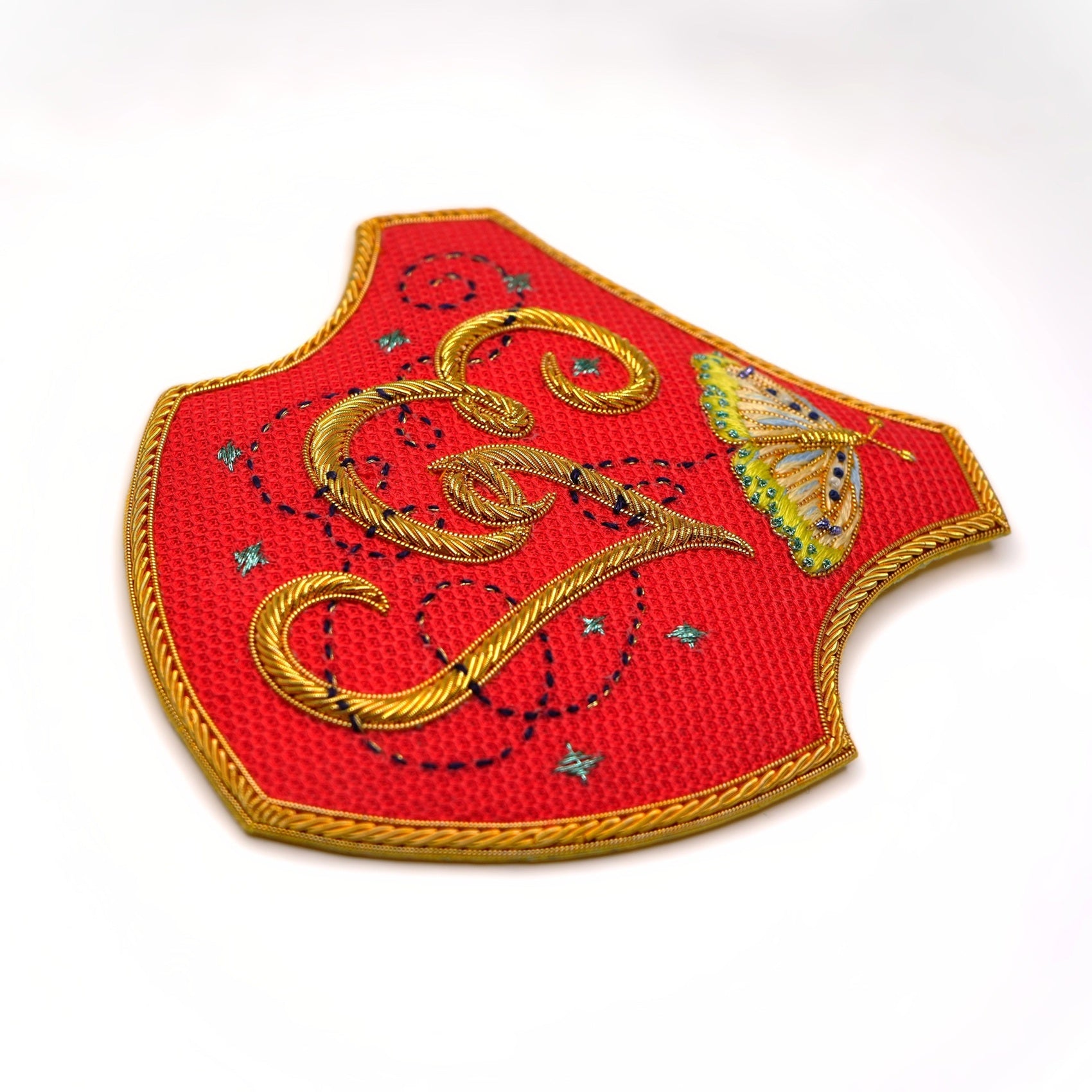 Hand and Lock - Bespoke Hand Embroidered Badges - Elton John