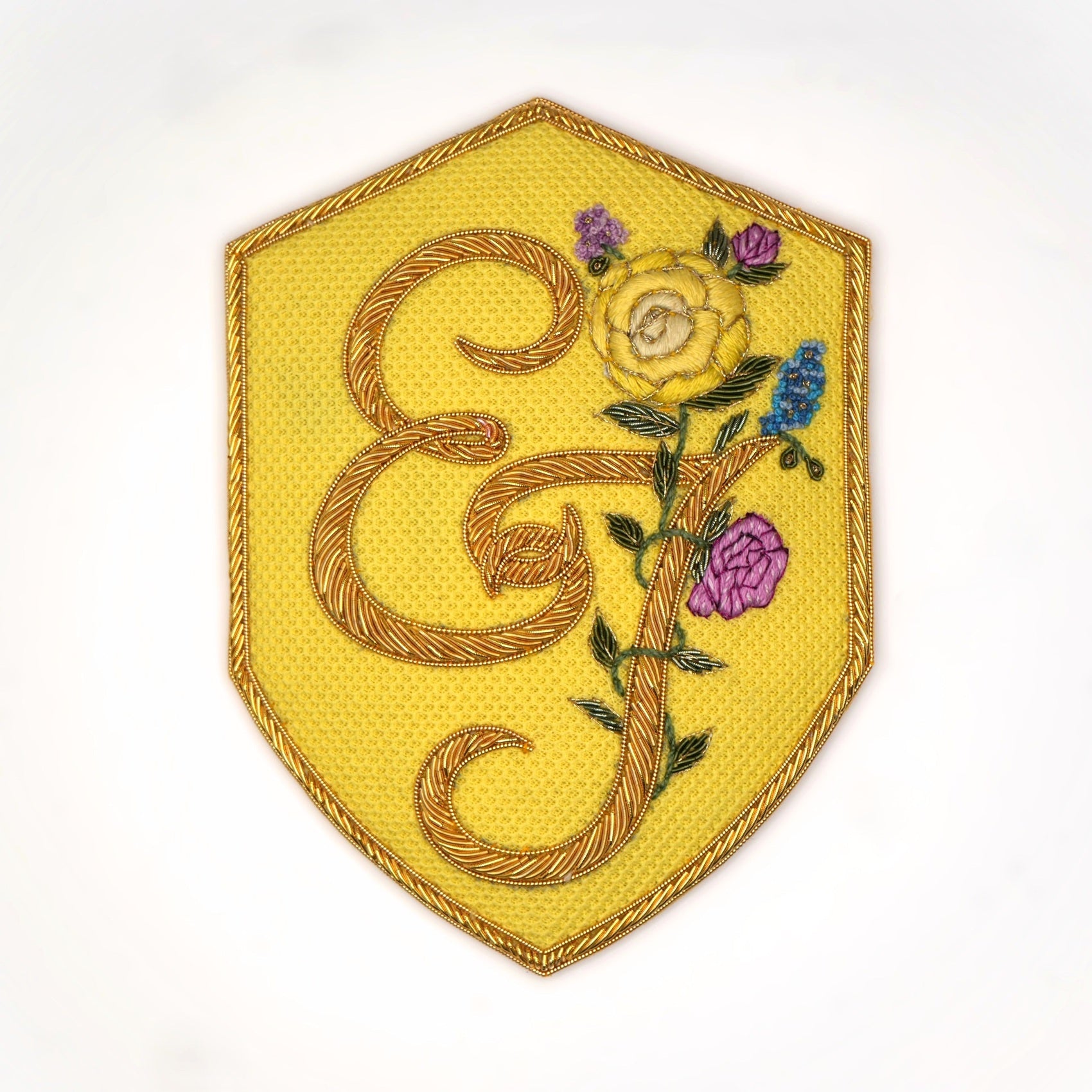 Hand and Lock - Bespoke Hand Embroidered Badges - Elton John 