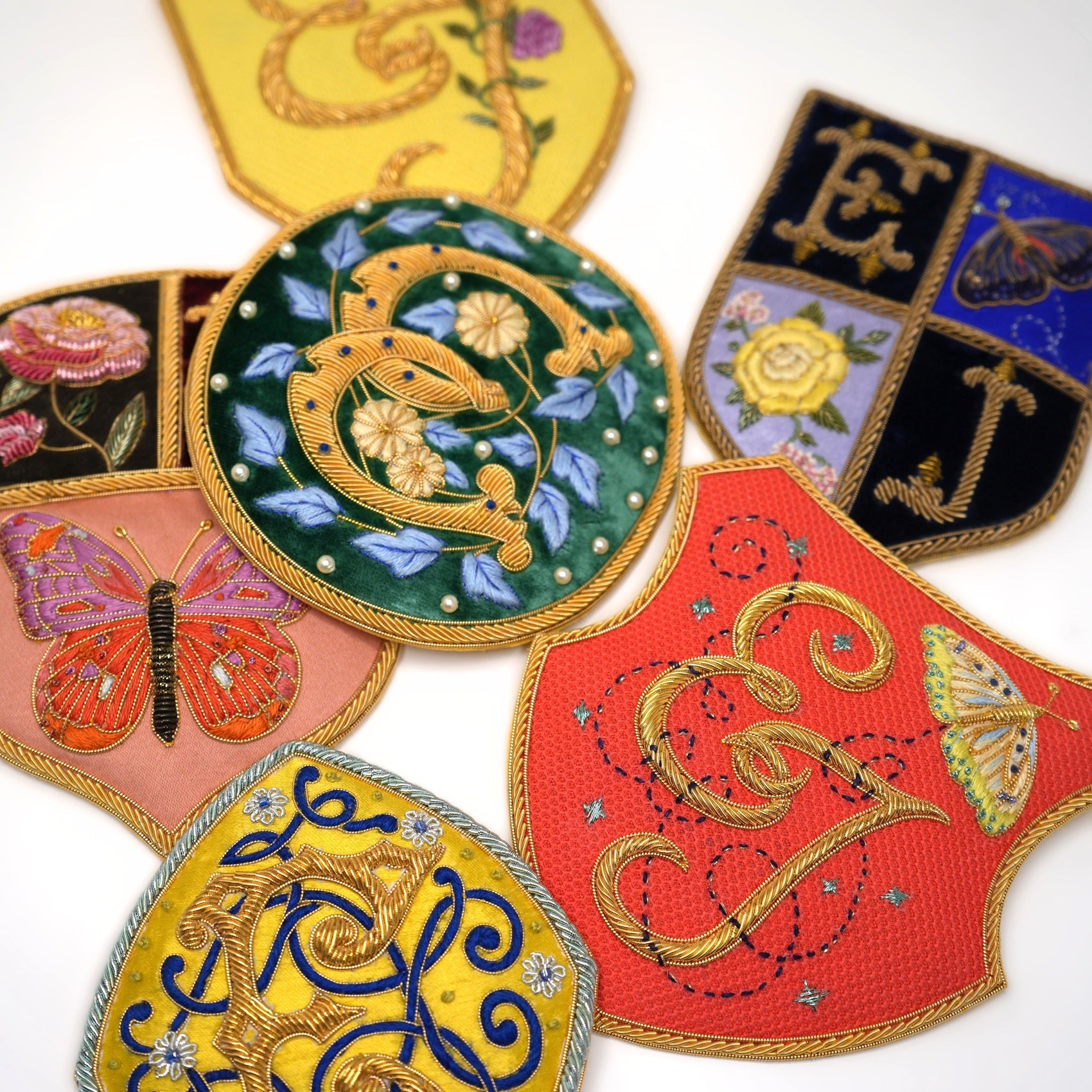 Hand and Lock - Bespoke Hand Embroidered Badges - Elton John 